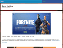 Tablet Screenshot of game-hacking.com